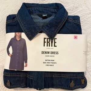 FRYE Dark Wash Denim Dress